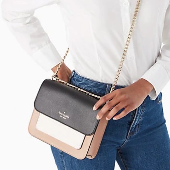 Kate Spade Remi Colorblock Flap Chain Crossbody - Picture 2 of 16